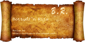 Bottyán Rita névjegykártya