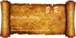 Bottyán Rita névjegykártya